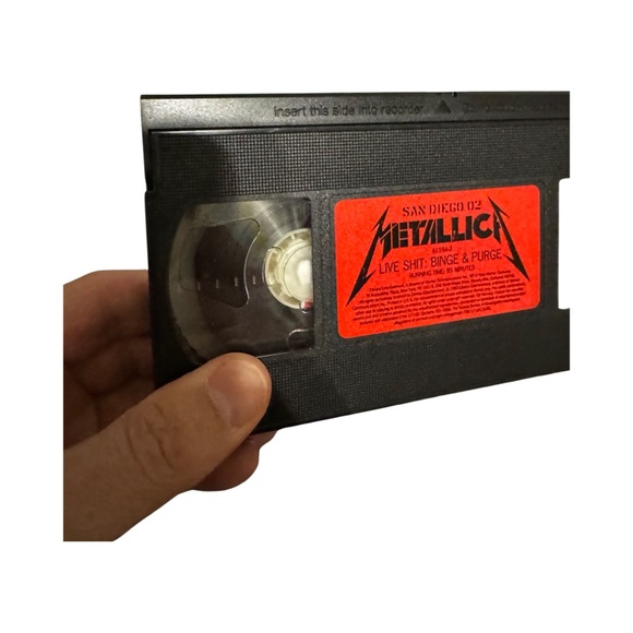 Metallica Live Shxt Binge and Purge VHS Set:  Like NEW! 90’s Concert Film - Picture 7 of 12